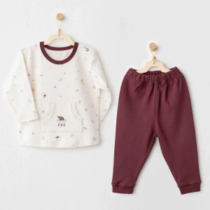 LitaeTrend Andywawa Ac26184 My 1 St Wardrobe 2li Takım Burgundy