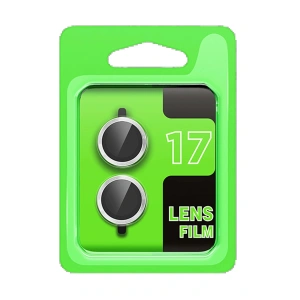 LitaeTrend Apple iPhone 17 Raze Metal Kamera Lens - Gümüş