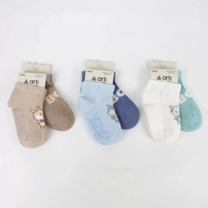 LitaeTrend Aristo 2 Li Abs Erkek Bebek Patik Çorap K20406 Asorti