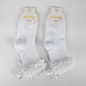 LitaeTrend Ayçıl Aks. Kız Soket Çorap K22230 Beyaz