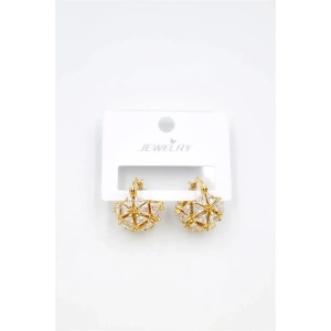 LitaeTrend Baget Çanta Küpe - Altın