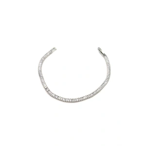 LitaeTrend Baget Taşlı Bileklik - Gümüş