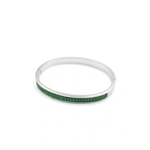 LitaeTrend Baget Taşlı Bilezik - Yeşil