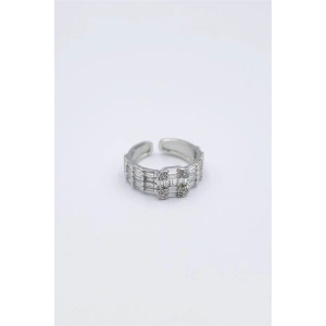 LitaeTrend Baget Taşlı Yüzük - Gümüş