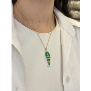 LitaeTrend Balık Kolye - Yeşil