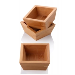 LitaeTrend Bambu Sunum Kare Çerezlik 1 Adet Royaleks-PS10