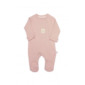 LitaeTrend Bistyle Style Natural Fermuarlı Bebe Tulum 15115 Pembe