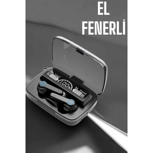 LitaeTrend Bluetooth Kulaklık Powerbankli Dijital Göstergeli Dokunmatik Kontrol