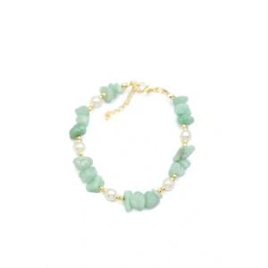 LitaeTrend Boncuk Bileklik - Açık Yeşil