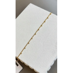 LitaeTrend Boncuklu Yıldız Bileklik - Altın