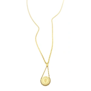 LitaeTrend Burgu Zincir Çeyrek Kolye - Altın