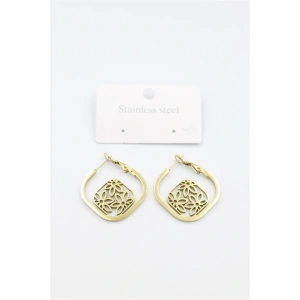 LitaeTrend Çiçek Küpe - Altın