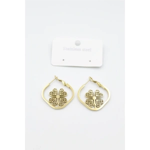 LitaeTrend Çiçek Küpe - Altın