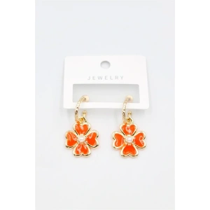 LitaeTrend Çiçek Küpe - Turuncu