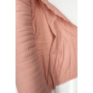 LitaeTrend Çok Amaçlı Müslin Pamuklu Bebek Örtü ve Battaniye Kumaşı Müslin Bez Pudra 30K