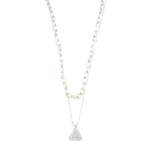 LitaeTrend Çoklu Üçgen Kolye - Gümüş