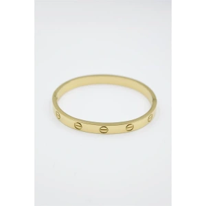 LitaeTrend CRT Model Taşsız Bilezik - Altın