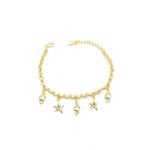 LitaeTrend Deniz Kabuğu Charm Bileklik - Altın