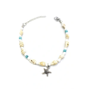 LitaeTrend Deniz Kabuğu Halhal - Turkuaz