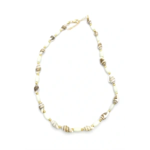 LitaeTrend Deniz Kabuğu Kolye - Beyaz