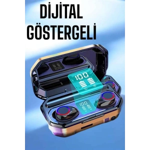 LitaeTrend Dijital Göstergeli Bluetooth Bağlantılı Kulaklık Dokunmatik Kontrol