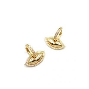 LitaeTrend Dudak Küpe - Altın