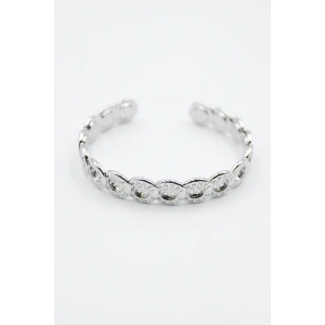 LitaeTrend Düğme Bilezik - Gümüş