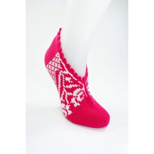 LitaeTrend El Örgüsü Kışlık Şık Kadın Yün Patik D11