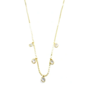 LitaeTrend Ezme Zincir Charm Kolye - Altın