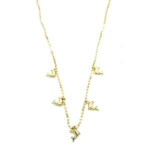 LitaeTrend Ezme Zincir Charm Kolye - Altın