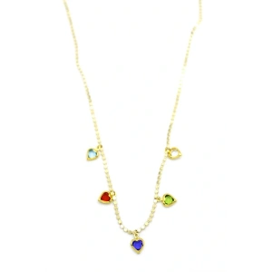 LitaeTrend Ezme Zincir Charm Kolye - Altın