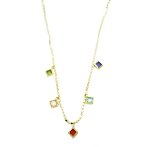 LitaeTrend Ezme Zincir Charm Kolye - Altın