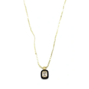 LitaeTrend Ezme Zincir Kolye - 60 cm - Altın