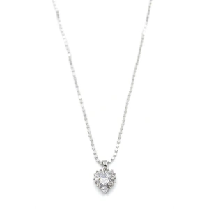 LitaeTrend Ezme Zincir Taşlı Kolye - Gümüş