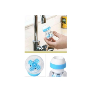 LitaeTrend Fırfırlı Musluk Filtresi | Musluk Ucu Su Filtresi | 360 Derece Dönebilen Musluk Tasarruf Filtresi