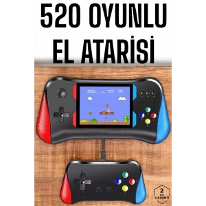 LitaeTrend Gamepad Joystick 500 Oyunlu Retro Oyun Konsolu Tv Bağlantı Özellikli 2 Kişilik Destekli