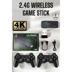 LitaeTrend Gaming Atari 2.4g Uyumlu Kablosuz Çift Kol Game Stick