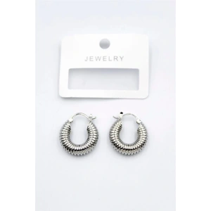 LitaeTrend Halka Küpe - Gümüş