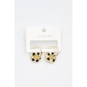 LitaeTrend Halka Küpe - Siyah