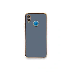 LitaeTrend Huawei P20 Lite Kılıf Volet Silikon - Mavi