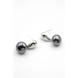 LitaeTrend İncili Küpe - Gümüş