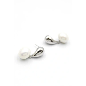 LitaeTrend İncili Küpe - Gümüş