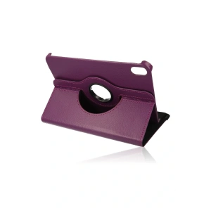 LitaeTrend iPad Mini 6 Kılıf 360 Tablet Deri Kılıf - Mürdüm