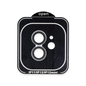 LitaeTrend iPhone 11 PVD Metal Kamera Lens - Siyah
