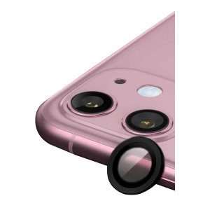 LitaeTrend iPhone 11 Raze Metal Kamera Lens - Siyah
