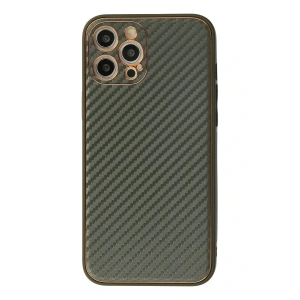 LitaeTrend iPhone 12 Pro Kılıf Coco Karbon Silikon - Füme