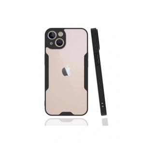 LitaeTrend iPhone 13 Kılıf Platin Silikon - Siyah