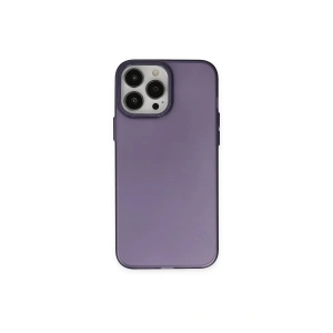 LitaeTrend iPhone 13 Pro Max Kılıf Modos Metal Kapak - Derin Mor