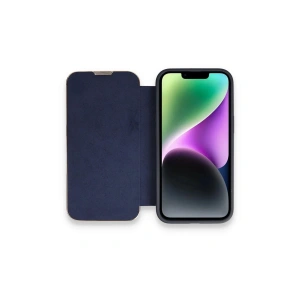 LitaeTrend iPhone 14 Pro Kılıf Dolpin Kapaklı - Lacivert