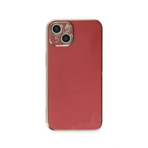 LitaeTrend iPhone 15 Kılıf Volet Silikon - Kırmızı